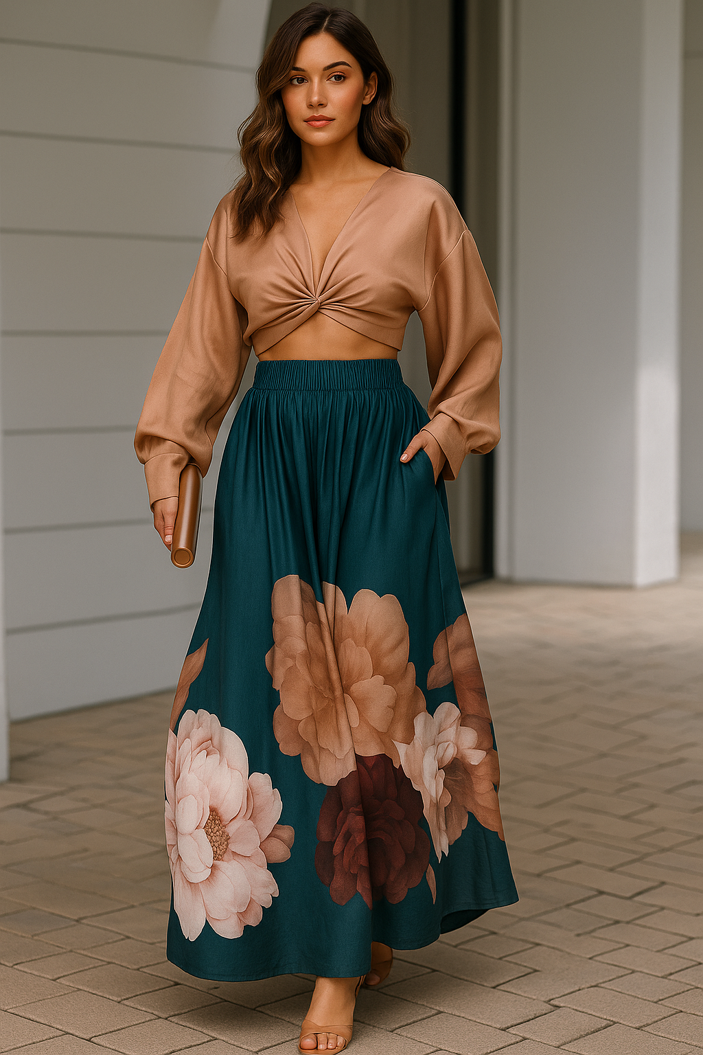 Carmen | Estilosa falda retro plisada