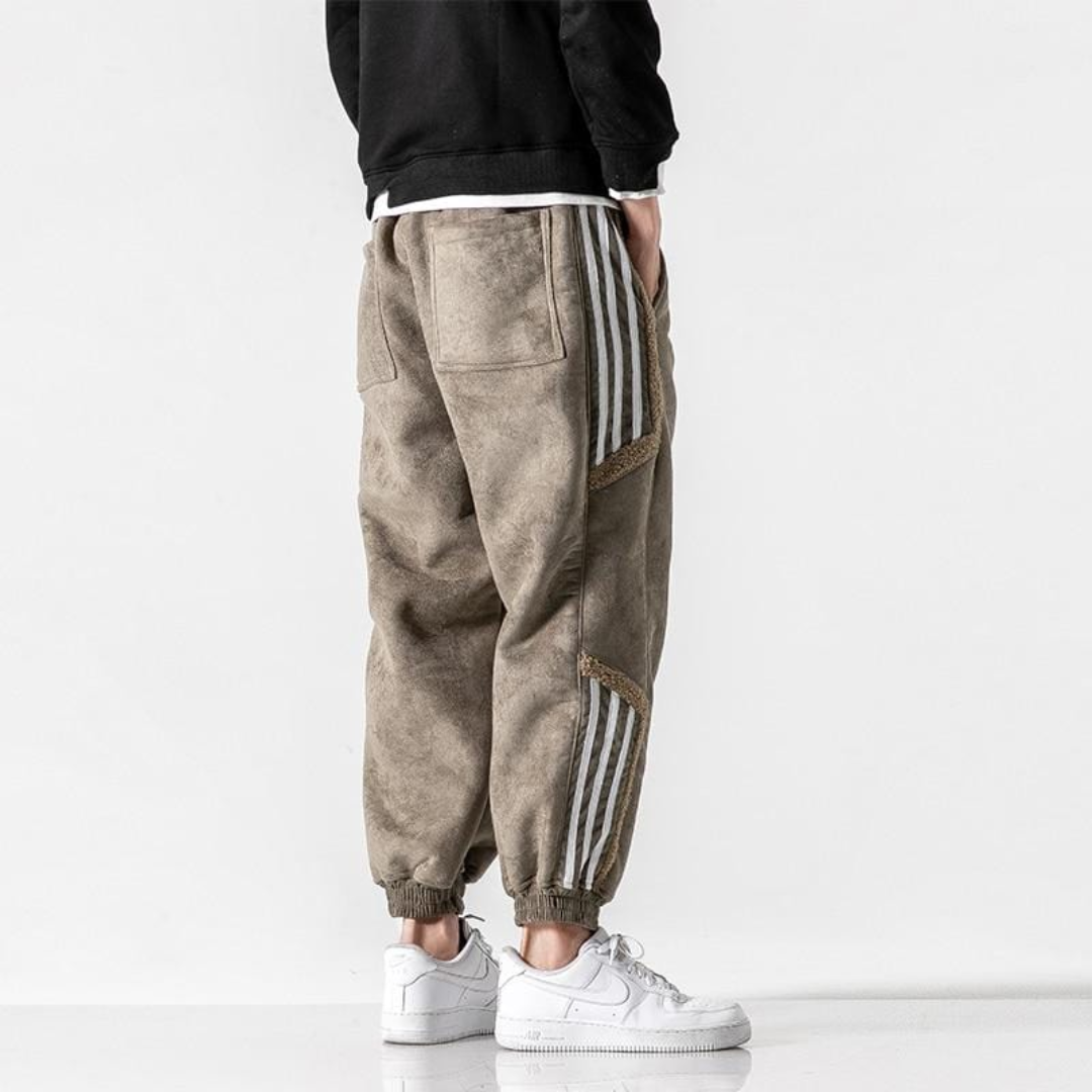 Diego - Pantalón deportivo para hombre con franjas laterales
