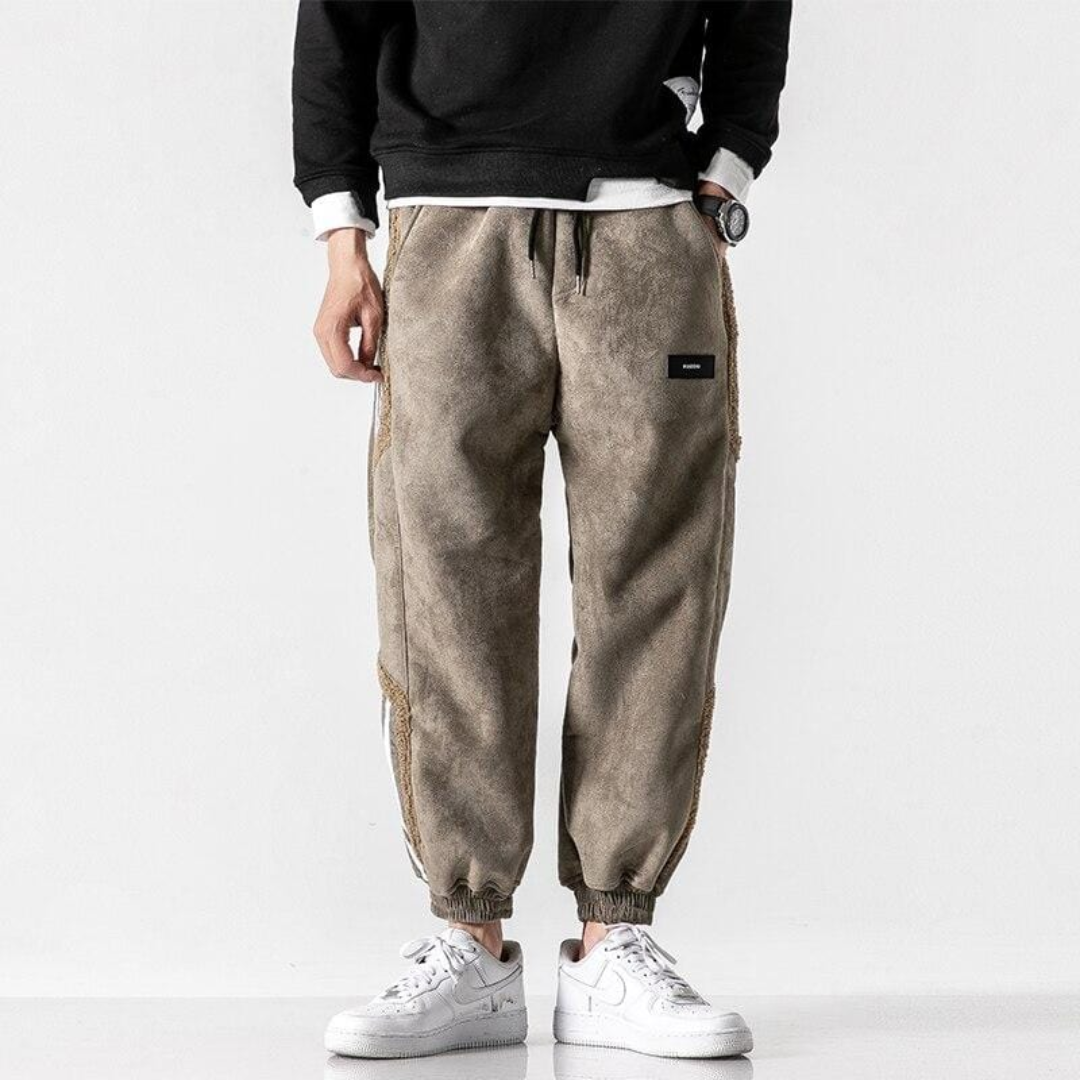 Diego - Pantalón deportivo para hombre con franjas laterales