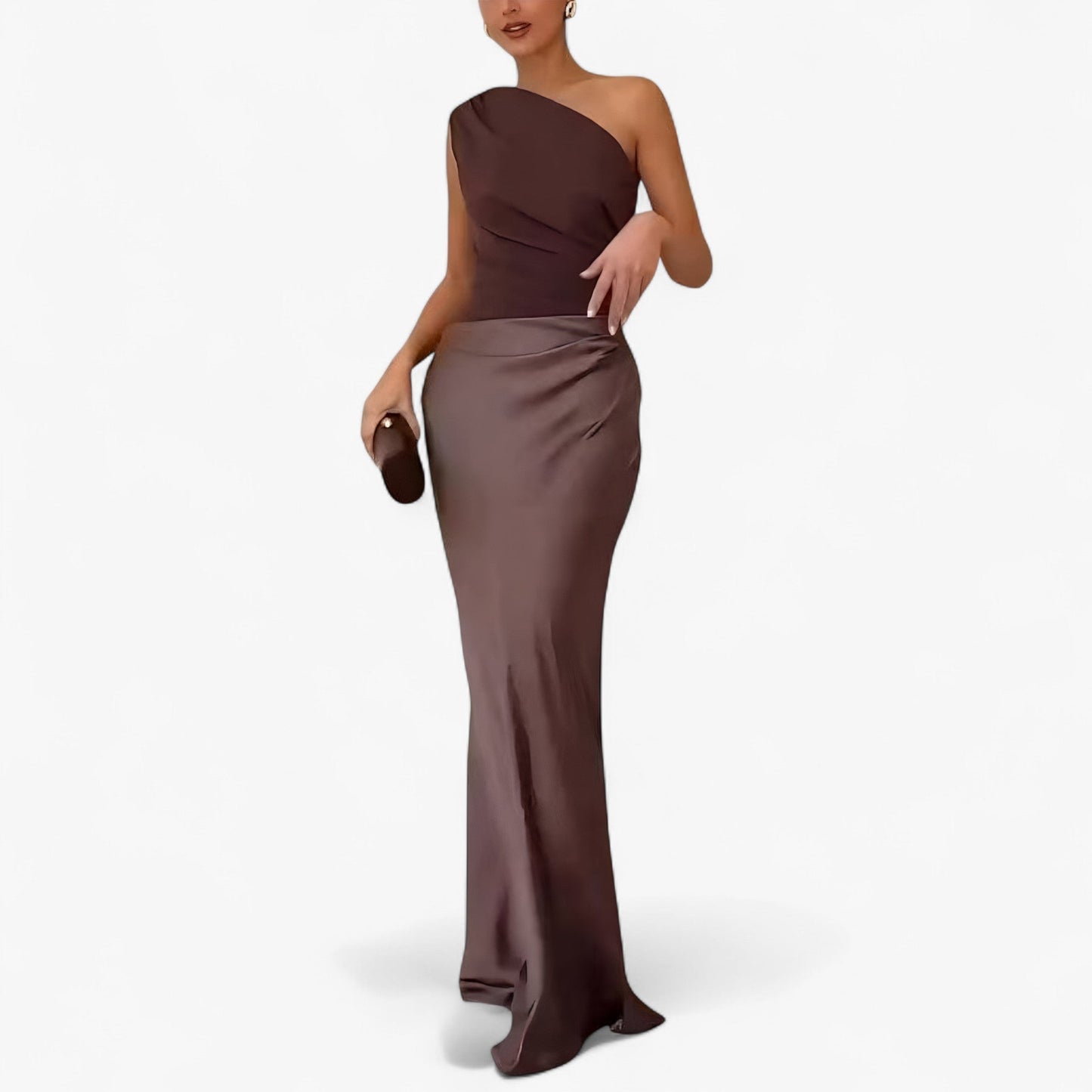 Clara – Vestido de fiesta asimétrico largo