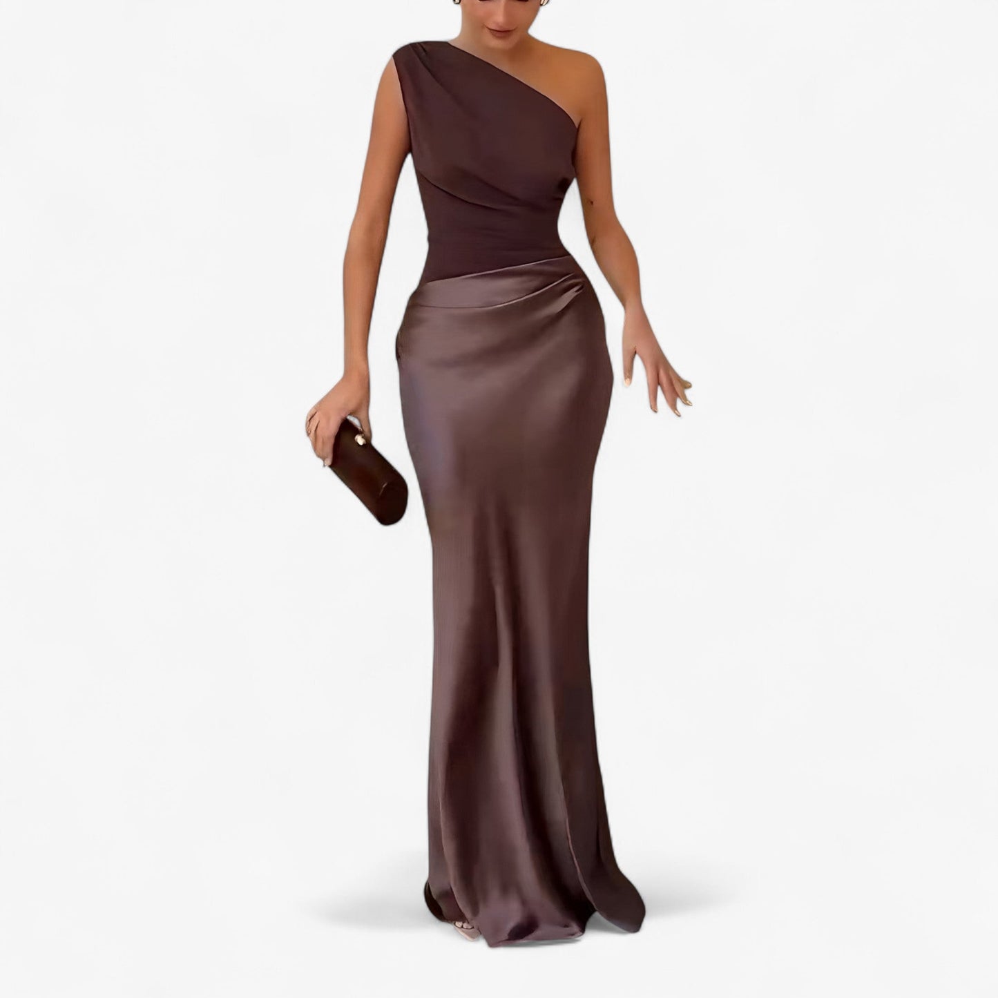 Clara – Vestido de fiesta asimétrico largo