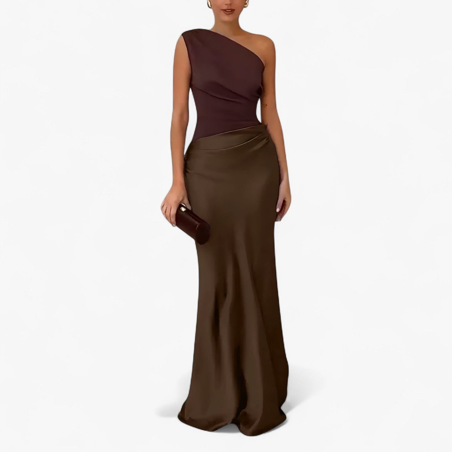 Clara – Vestido de fiesta asimétrico largo