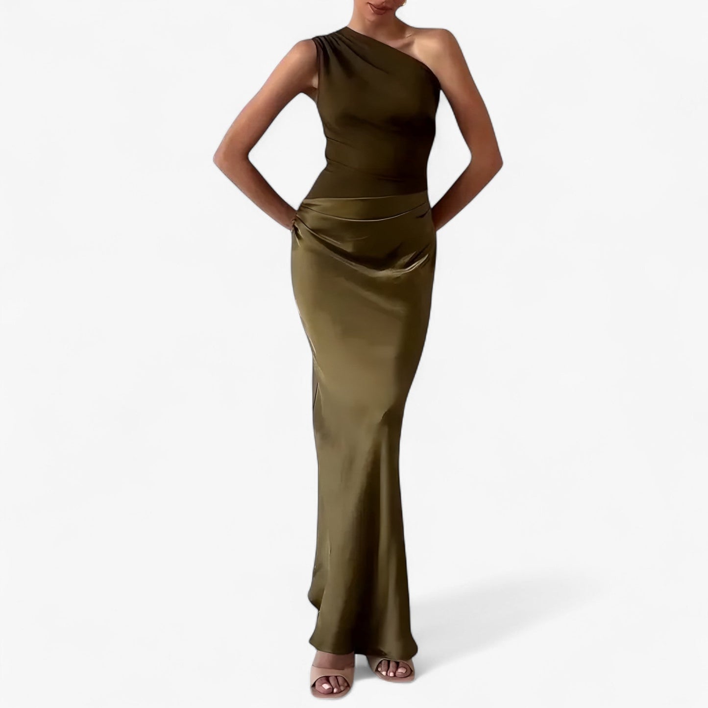 Clara – Vestido de fiesta asimétrico largo