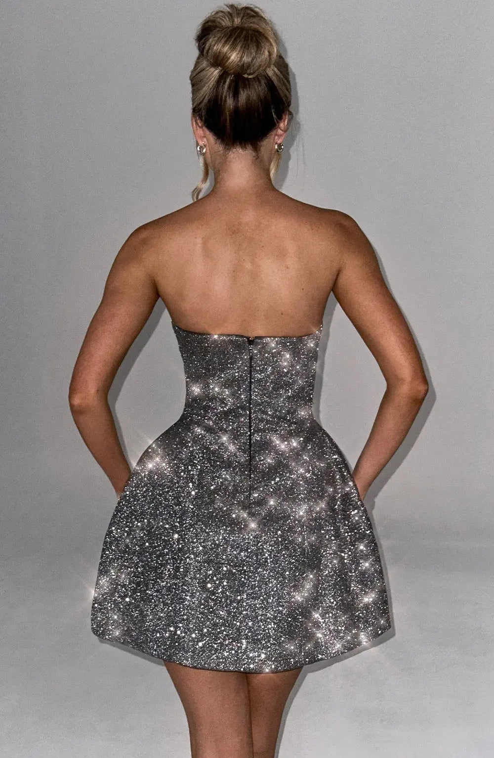 Valeria - Vestido corto brillante mujer