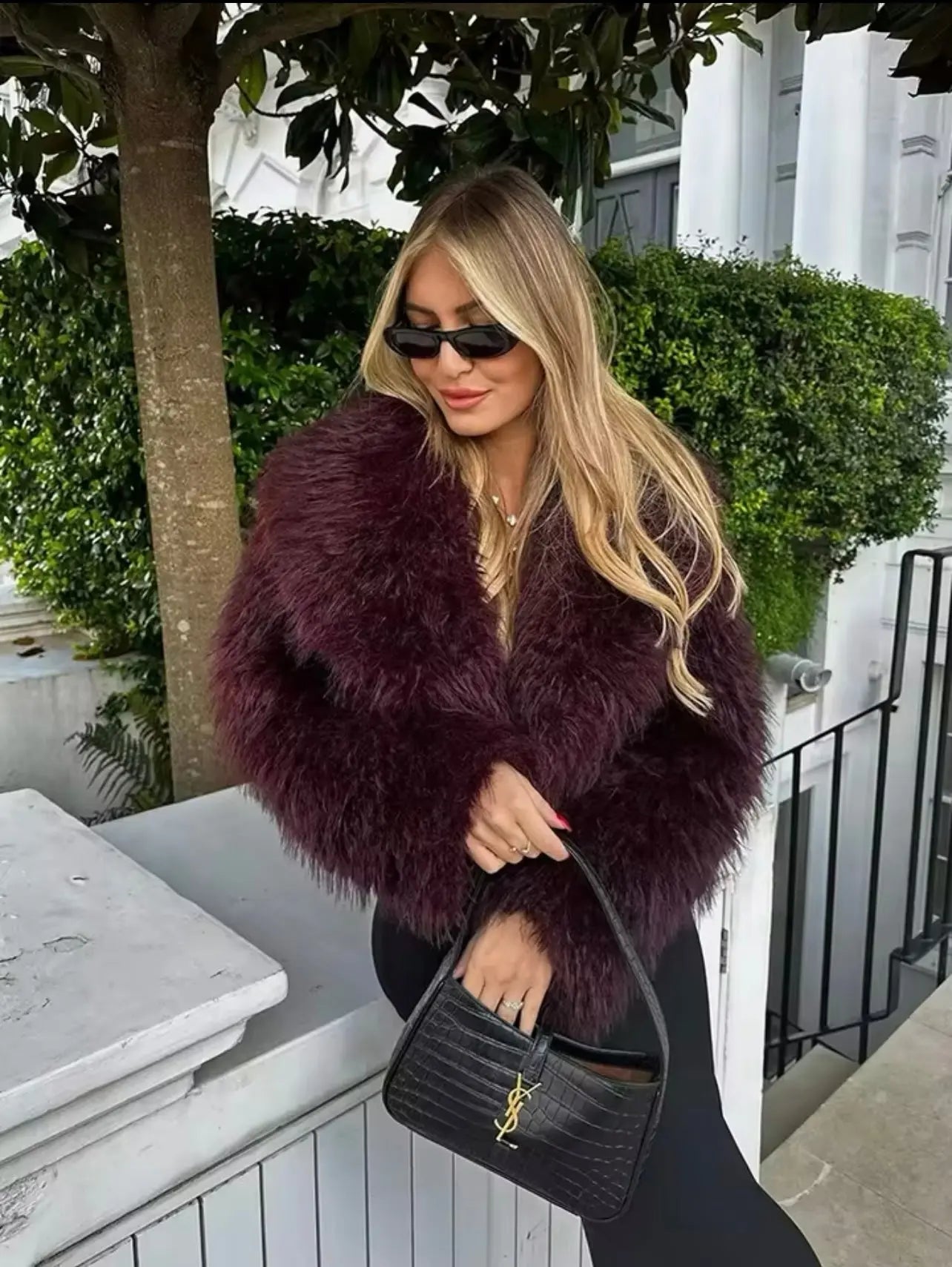 Sofía - chaqueta de pelo sintético mujer