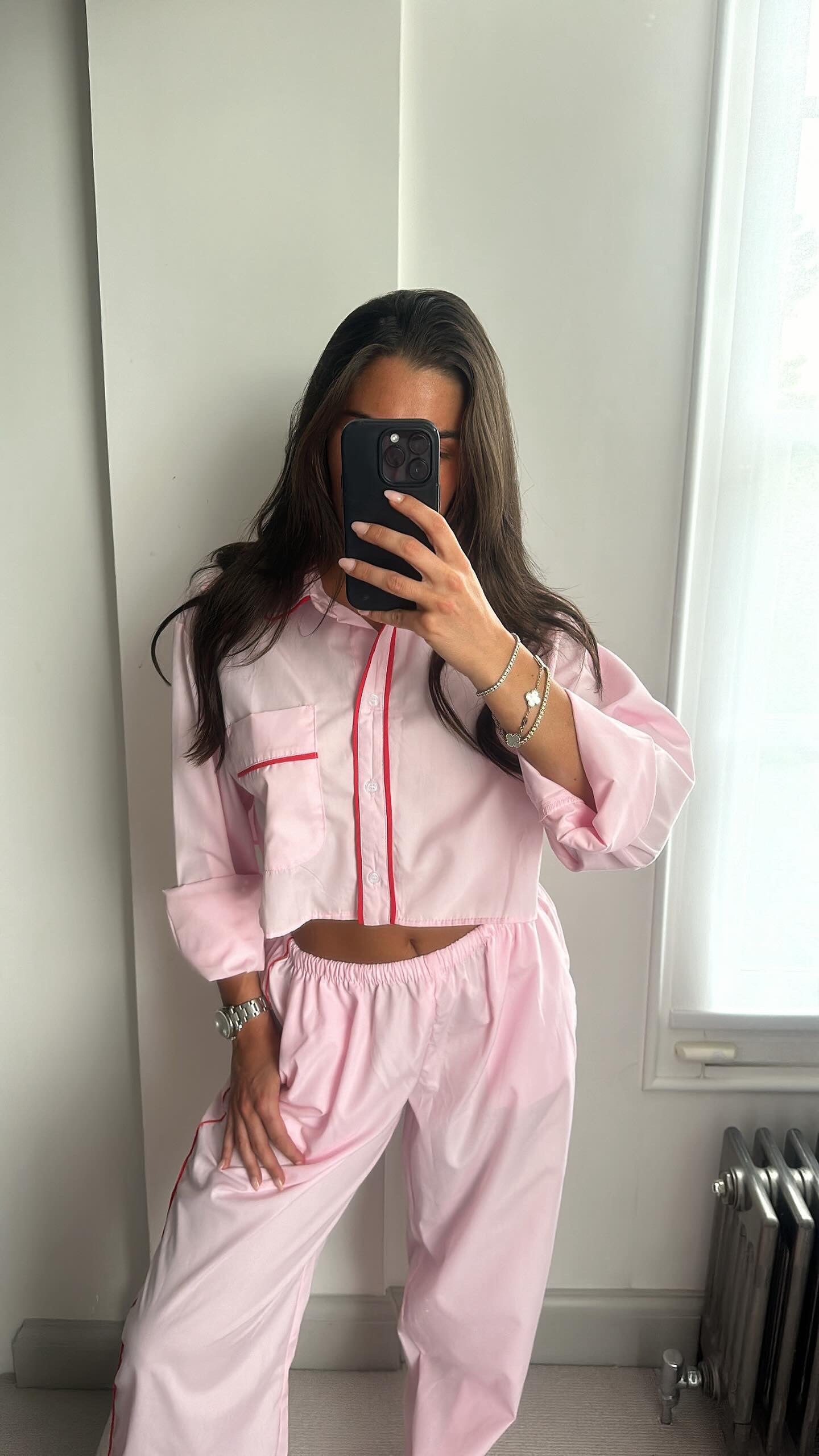 Carmen | Conjunto rosa elegante