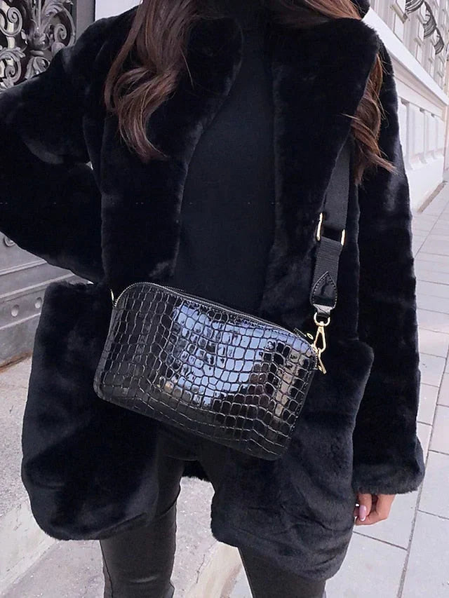 Luna - Chaqueta de mujer en pelo sintético