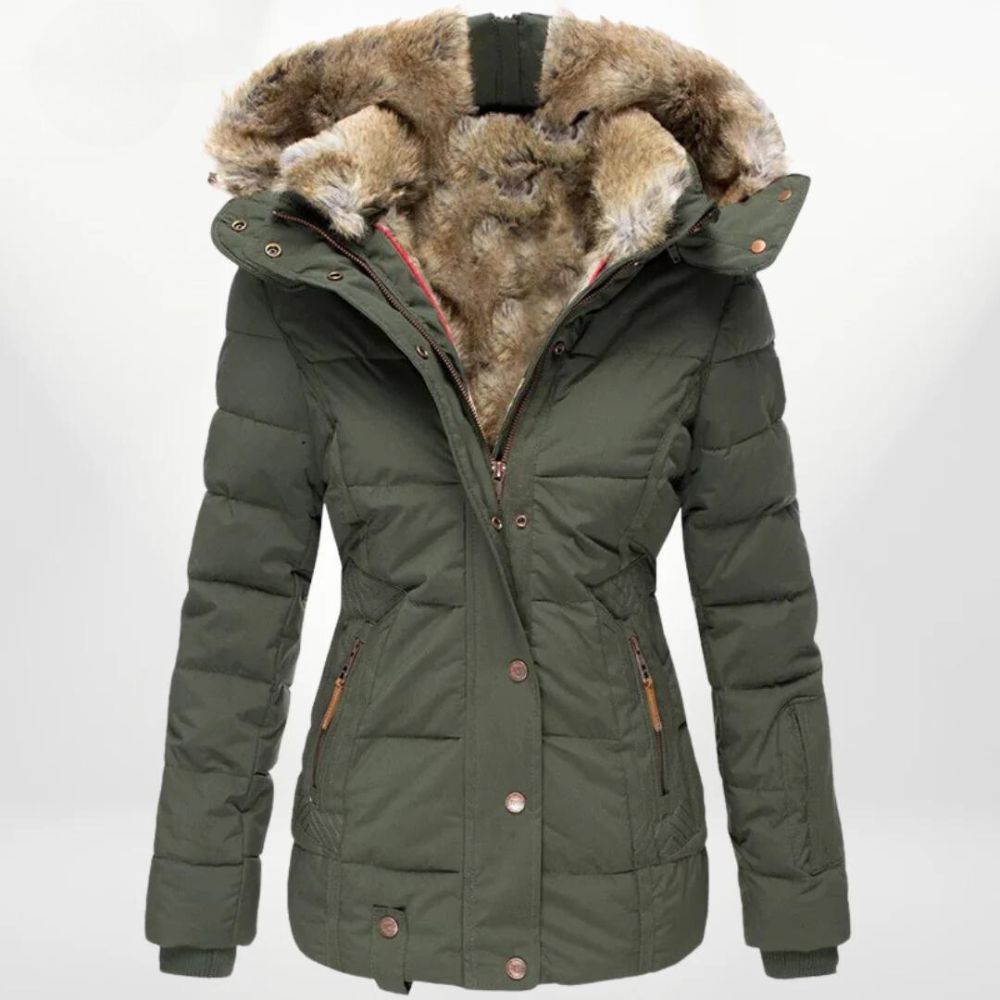 Linde – Chaqueta Acolchada con Forro de Pelo Sintético