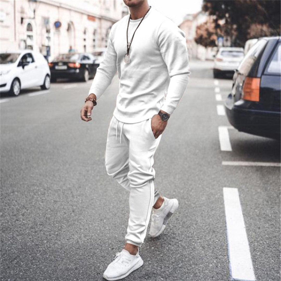Leonardo - Conjunto deportivo para hombre con sudadera y pantalón jogger