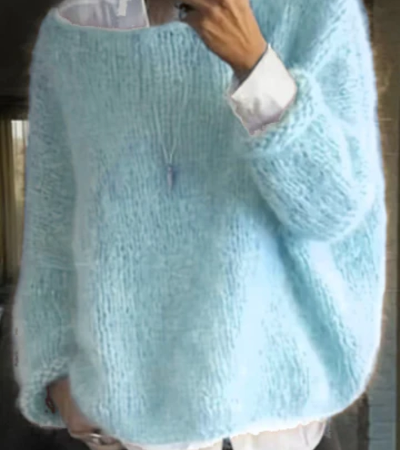 Lucía – Jersey Oversize de Punto Suave
