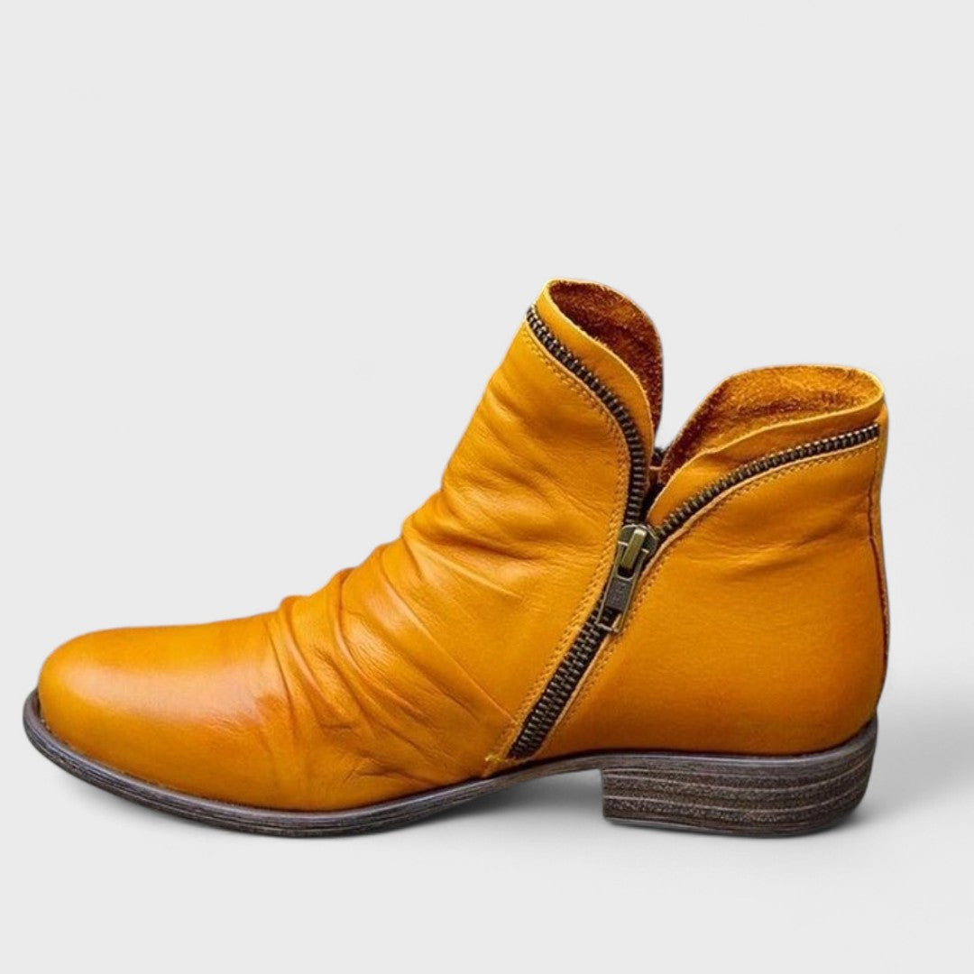 Aurora - Botines de mujer con cremallera lateral