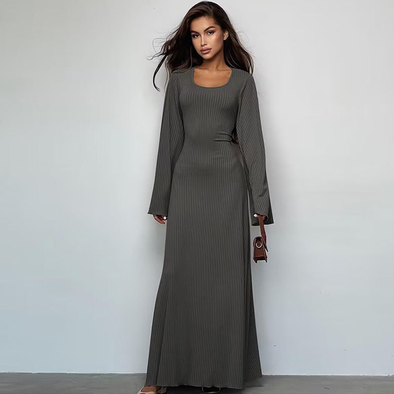 Lucía – Vestido largo elegante de manga larga