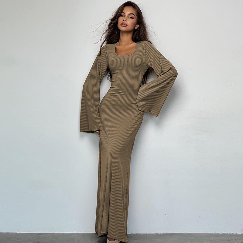 Lucía – Vestido largo elegante de manga larga