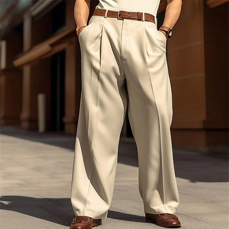 Leon - Pantalones anchos plisados