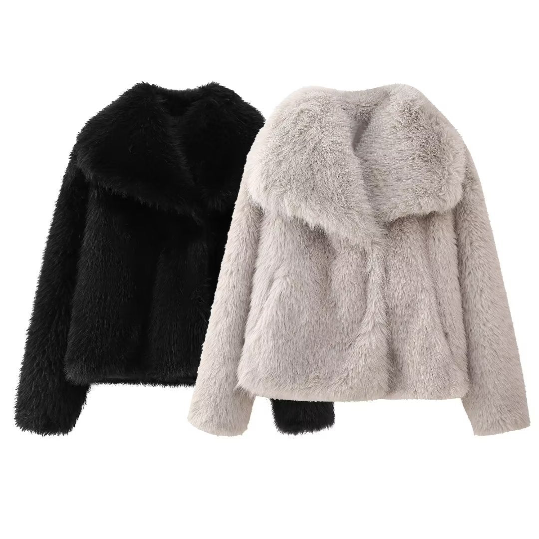DoRojohea | Elegante warme Felljacke