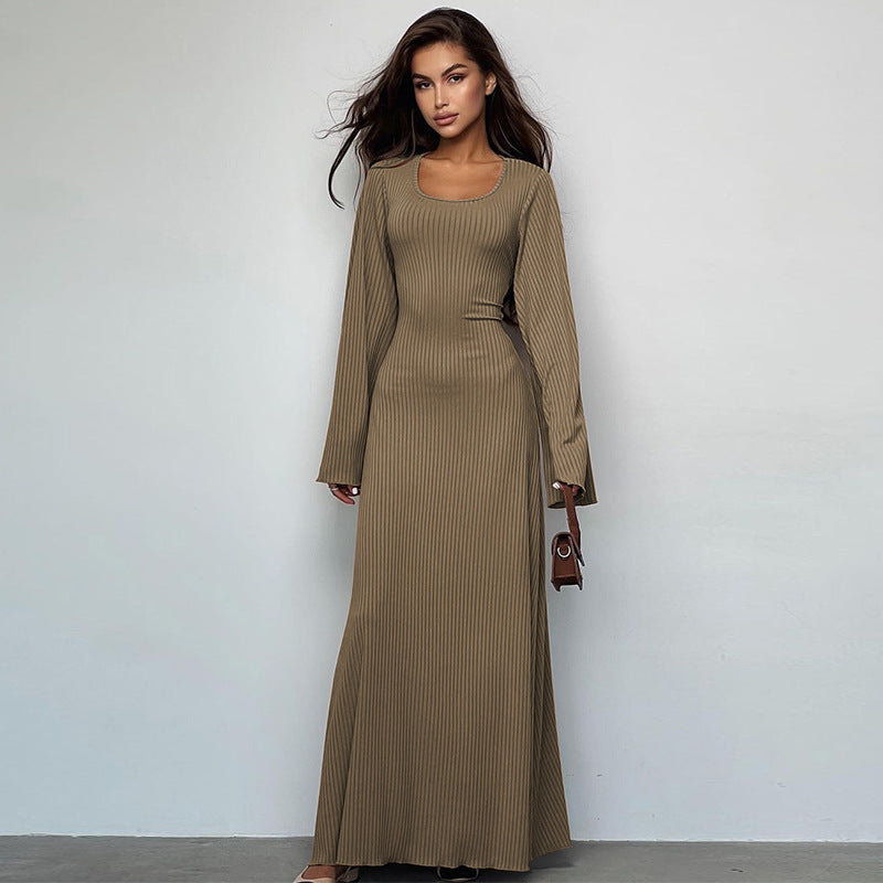 Lucía – Vestido largo elegante de manga larga