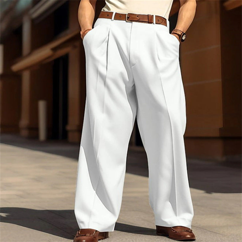 Leon - Pantalones anchos plisados