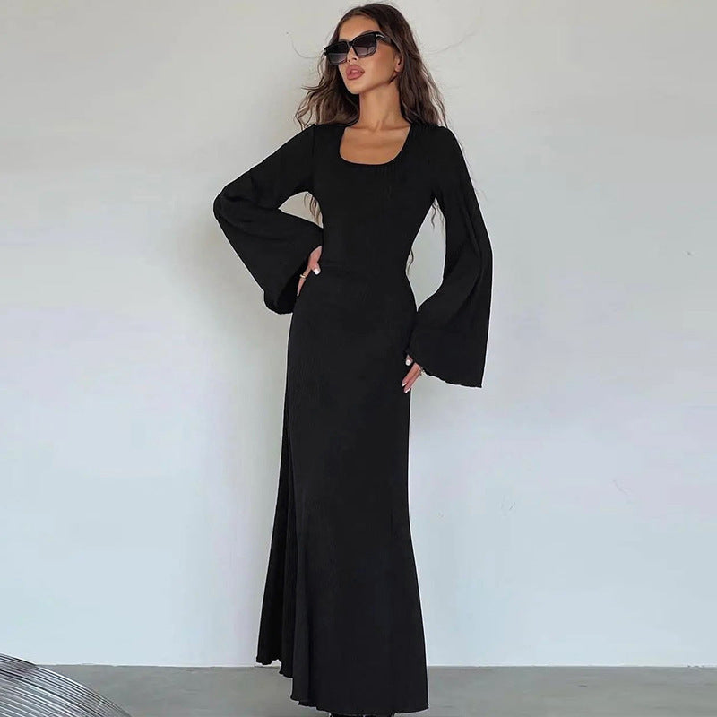 Lucía – Vestido largo elegante de manga larga