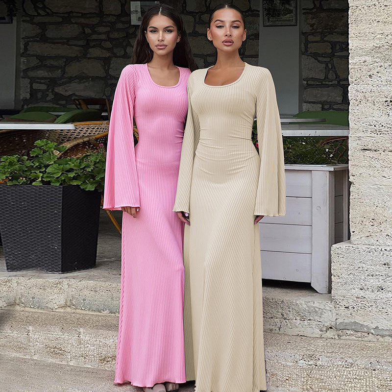 Lucía – Vestido largo elegante de manga larga