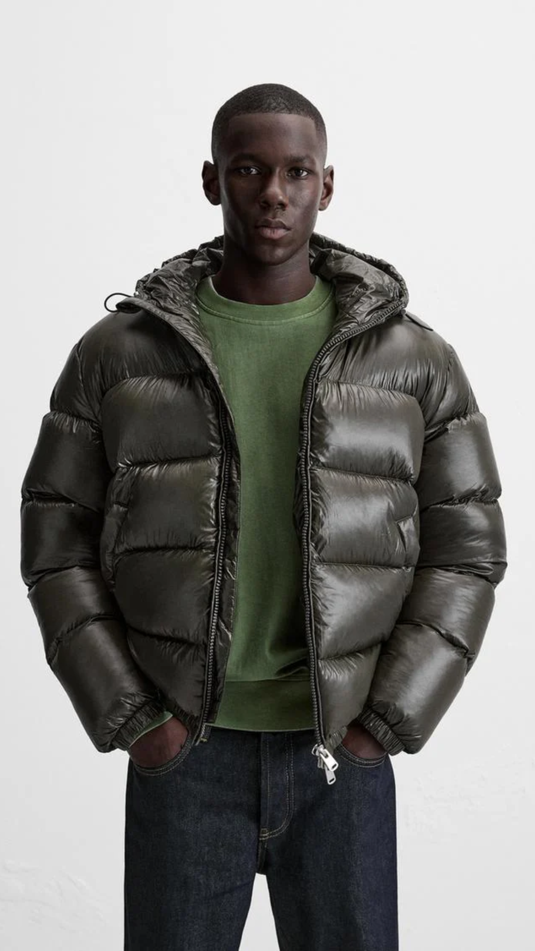 Atlas – Chaqueta acolchada de hombre con capucha