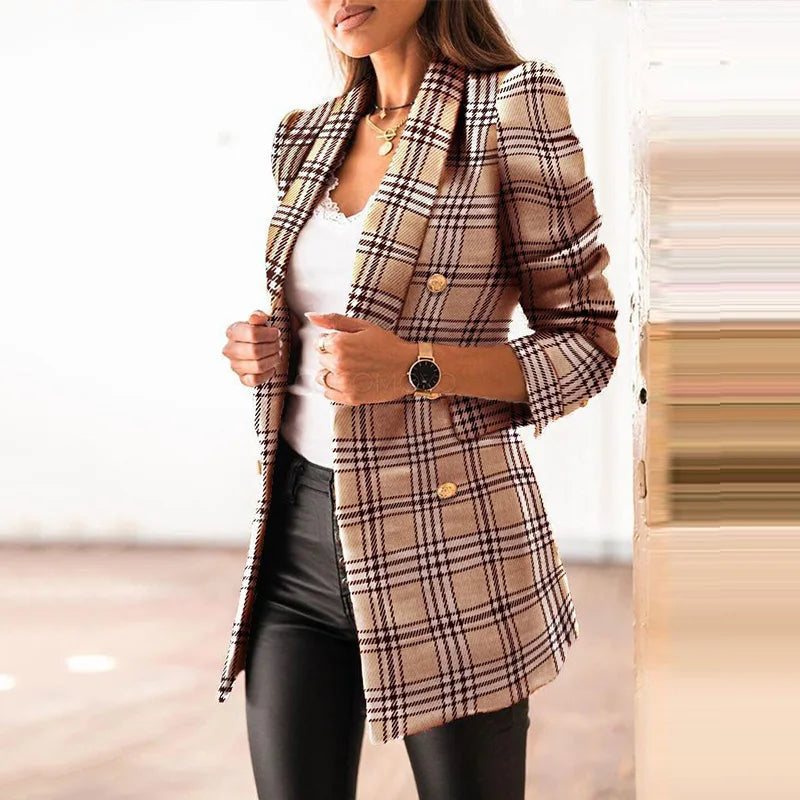 Carolina | Blazer de tweed para mujer, otoño 2025, elegante y atemporal
