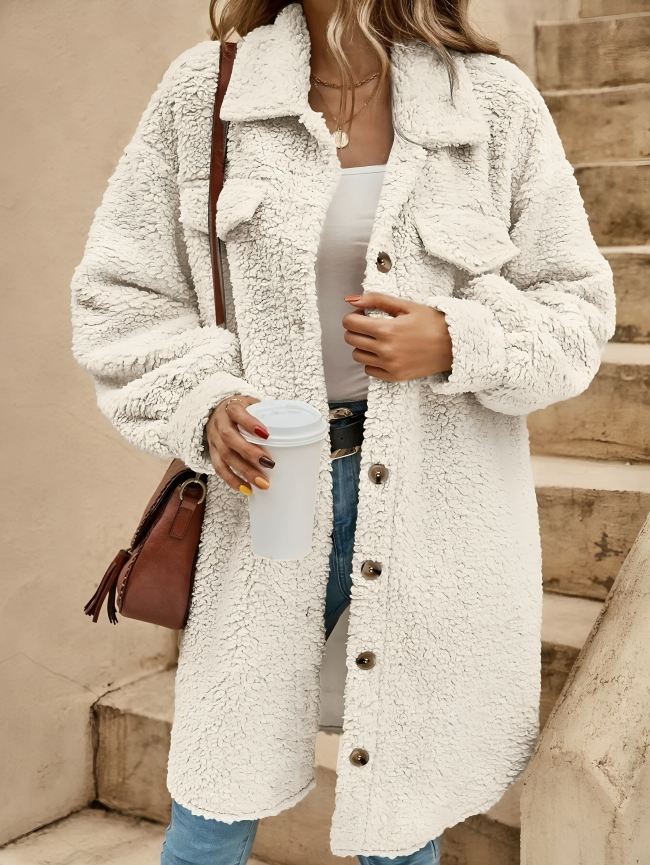 Camila – Abrigo Teddy de peluche