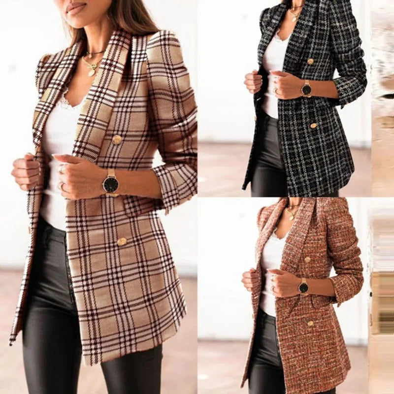 Carolina | Blazer de tweed para mujer, otoño 2025, elegante y atemporal