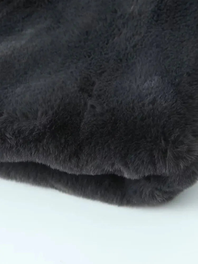 Calista | Chaqueta de faux fur para mujer de fibra de poliéster