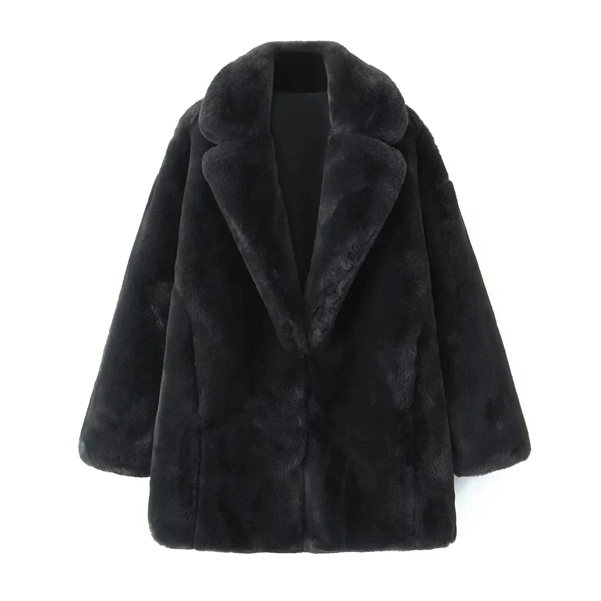 Calista | Chaqueta de faux fur para mujer de fibra de poliéster