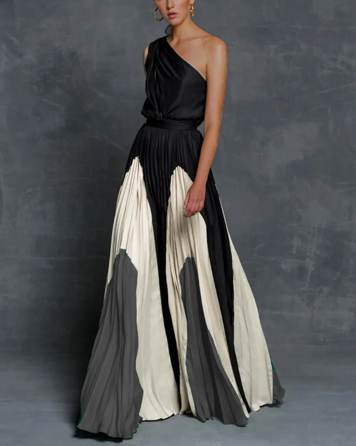 Elena | Glamourosos vestidos maxi de un hombro