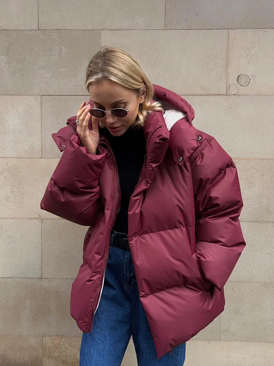 Noemi | Abrigo de mujer en estilo retro americano de calle