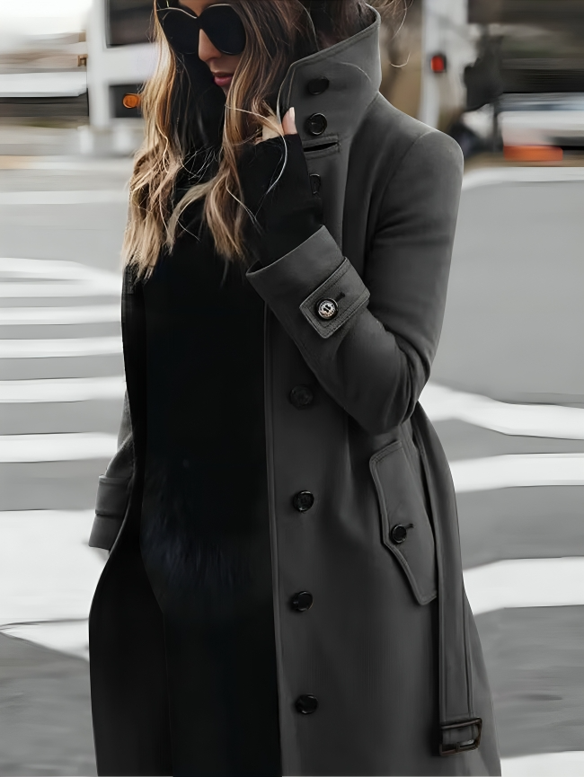 Amaranta – Abrigo largo elegante de invierno