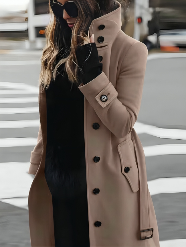 Amaranta – Abrigo largo elegante de invierno