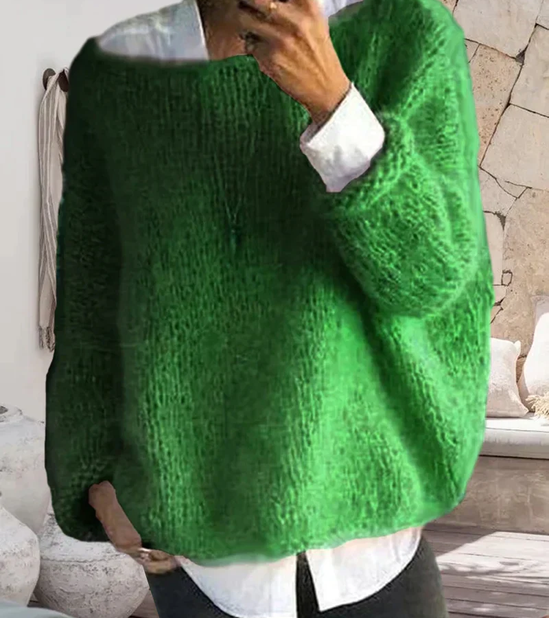 Lucía – Jersey Oversize de Punto Suave