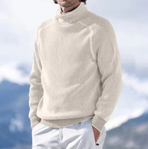 Leon – Suéter de Invierno para Hombre de Cashmere y Algodón