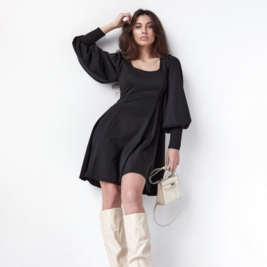 Sofía - Vestido elegante con mangas abullonadas