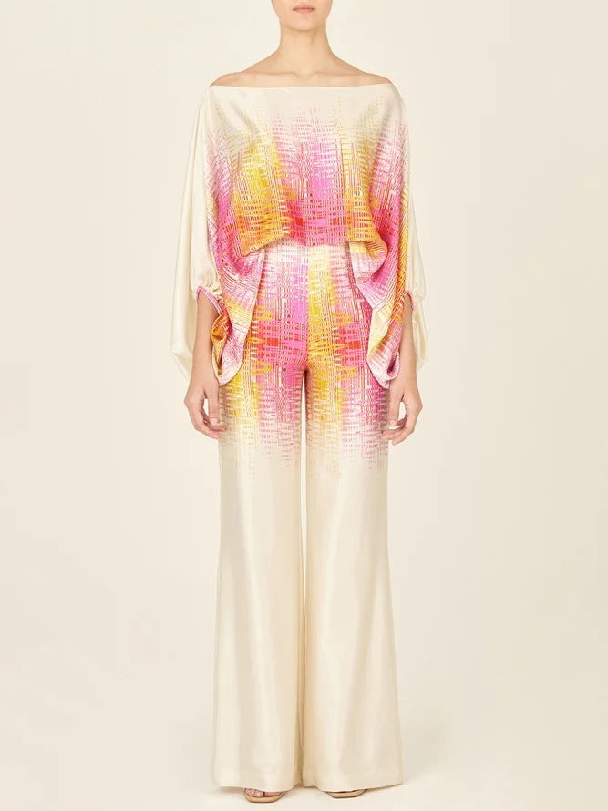 Naomi - Conjunto estampado sin hombros