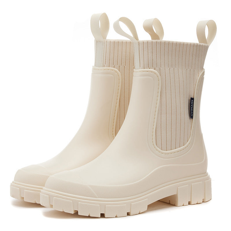 Luna - Botines de mujer impermeables con suela gruesa