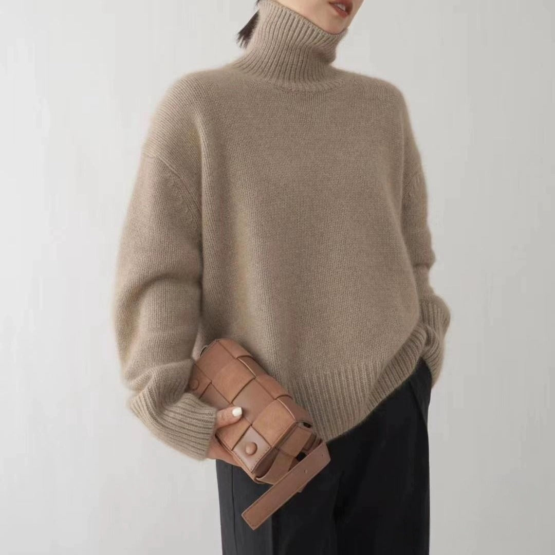Faye - Jersey de cuello alto de lana