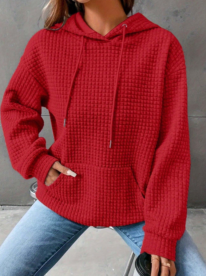 Dhora | Sudaderas lisas para mujer talla grande