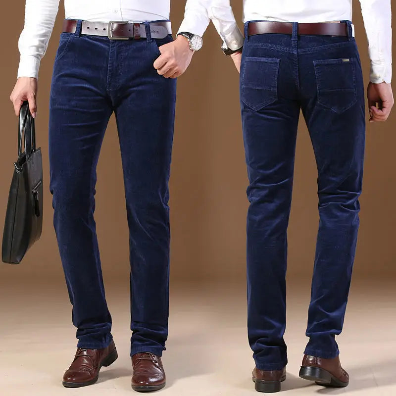 Andrés - Pantalón hombre pana slim fit casual
