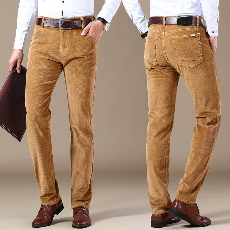 Andrés - Pantalón hombre pana slim fit casual