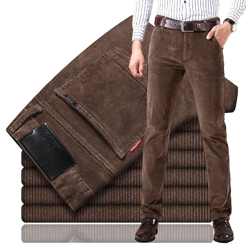 Andrés - Pantalón hombre pana slim fit casual