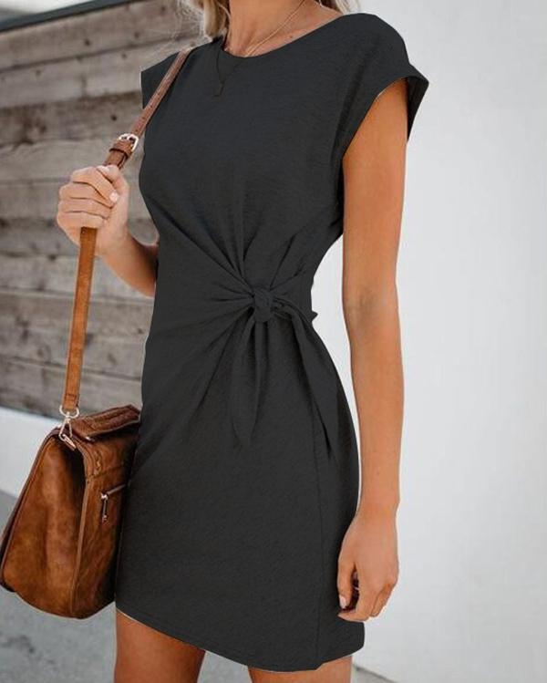 Athena | Mini Vestido Liso