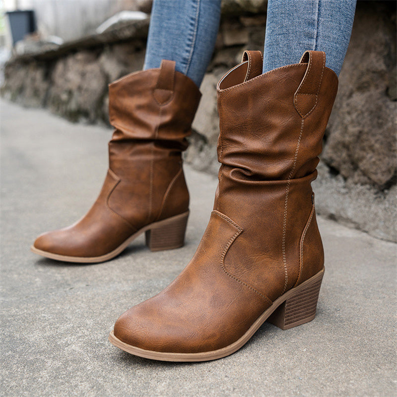Arabella - Botines western de tacón medio