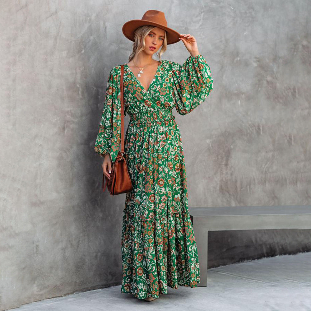 Mikaela - Maxivestido floral boho