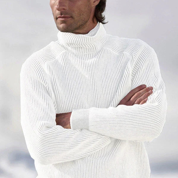 Leon – Suéter de Invierno para Hombre de Cashmere y Algodón