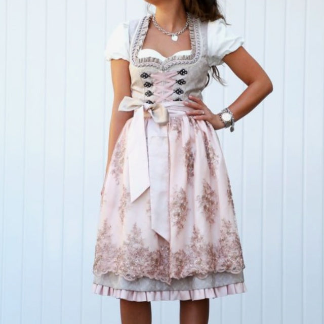 Emilia - Vestido tradicional bávaro bordado