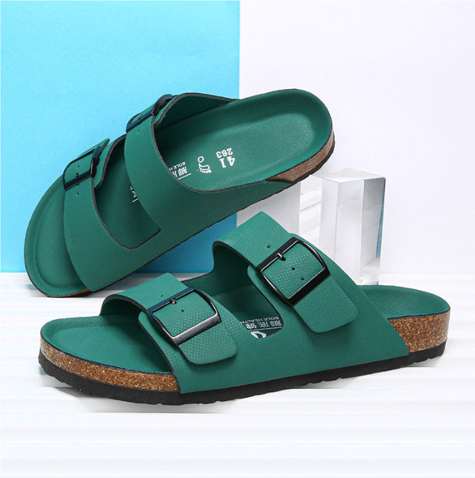 Nico - Sandalias planas con hebillas ajustables