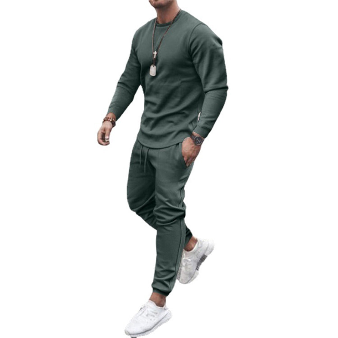 Leonardo - Conjunto deportivo para hombre con sudadera y pantalón jogger